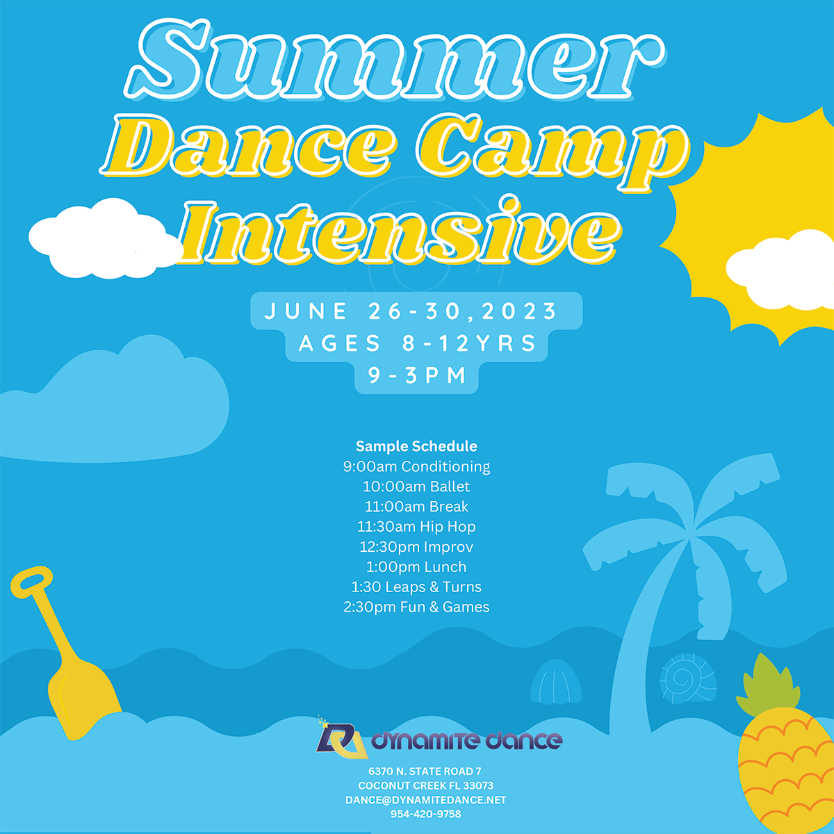 Summer Dance Camp Intensive June 26-30, 2023